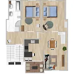 Gemuetliche Neurenovierte Dachgeschosswohnung Daire